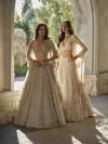 Pearl Ivory Net Lehenga
