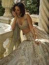 Matcha Green Organza Lehenga