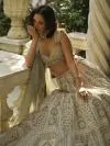 Matcha Green Organza Lehenga