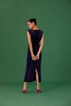 MEDHA BATRA - Midnight Blue Satin Dress
