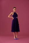 MEDHA BATRA - Phantom Violet Satin Dress