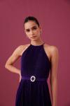 MEDHA BATRA - Phantom Violet Satin Dress