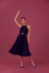 MEDHA BATRA - Phantom Violet Satin Dress