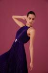MEDHA BATRA - Phantom Violet Satin Dress