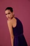 MEDHA BATRA - Phantom Violet Satin Dress