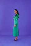 MEDHA BATRA - Aqua Green Satin Dress