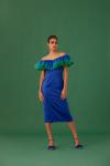 MEDHA BATRA - Cobalt Blue Satin Dress