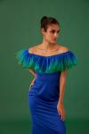 MEDHA BATRA - Cobalt Blue Satin Dress