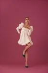 MEDHA BATRA - Ivory Raw Silk Dress