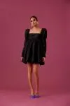 MEDHA BATRA - Black Tafetta Dress