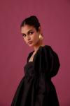 MEDHA BATRA - Black Tafetta Dress