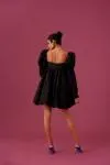 MEDHA BATRA - Black Tafetta Dress