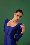 MEDHA BATRA - Paris Blue Silk Dress