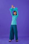 MEDHA BATRA - Teal Crepe Co ord