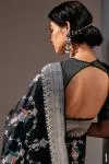 Black Meenakari Katan Silk Saree