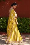 Ochre Glow Mashru Silk Saree