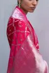 Rani Pink Mashru Silk Saree
