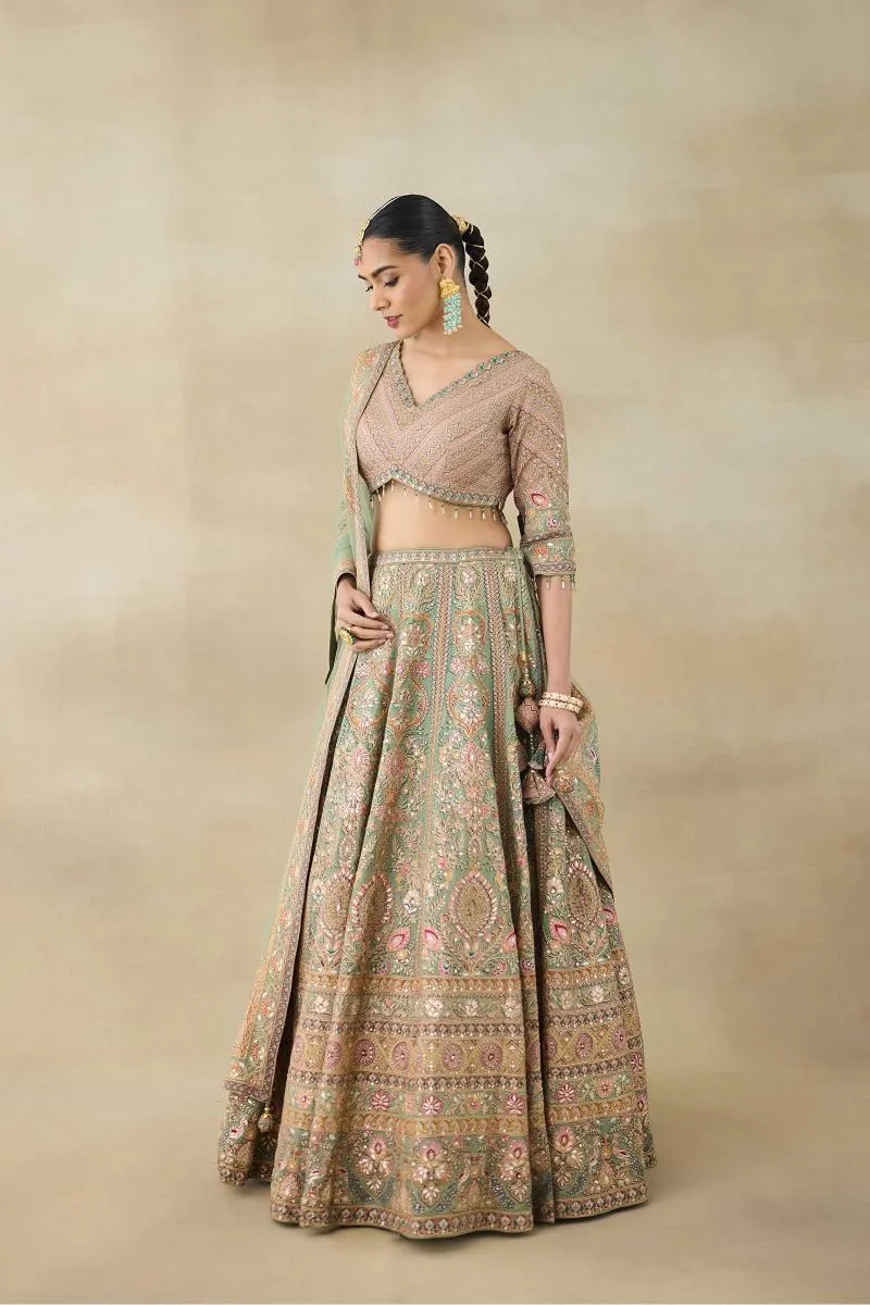 Mint Green  Lehenga Set