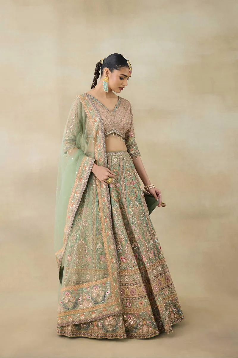 Mint Green  Lehenga Set