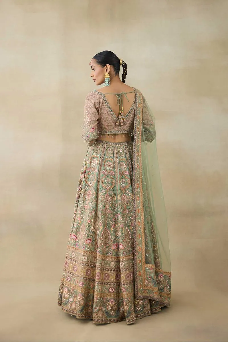 Mint Green  Lehenga Set