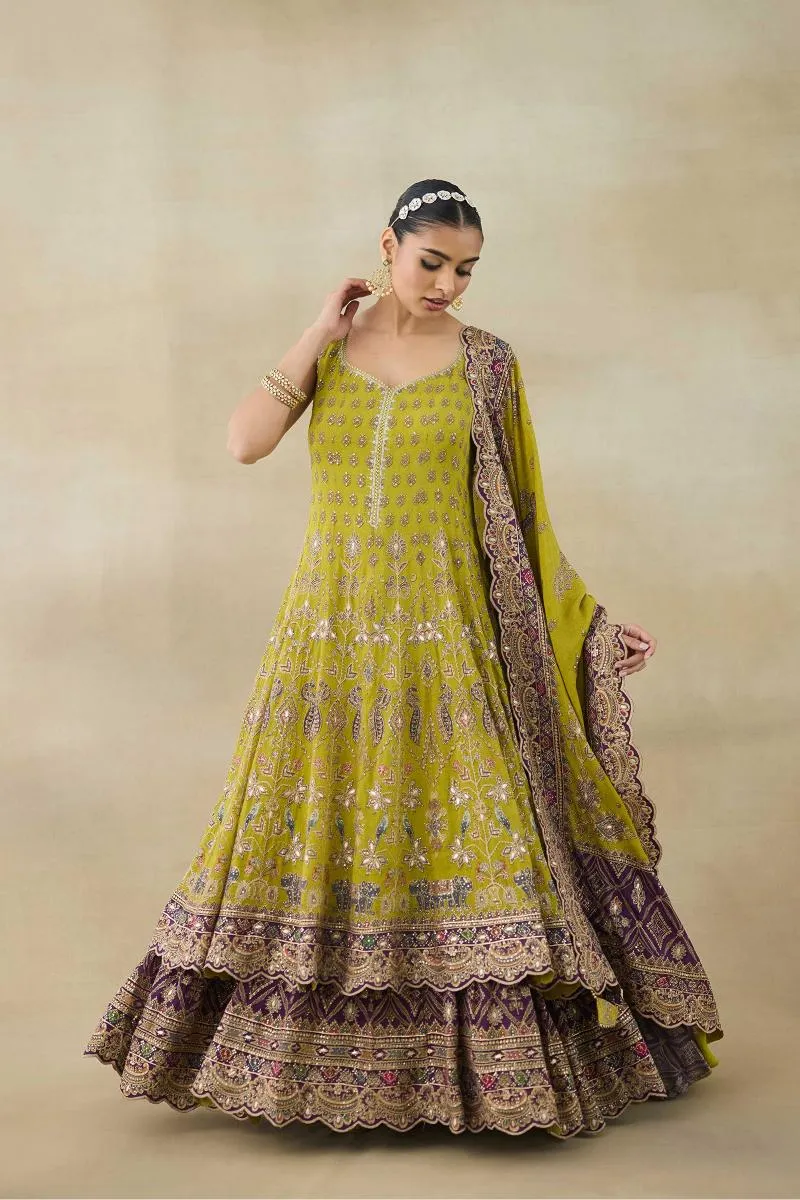 Mantis Green Suit Set