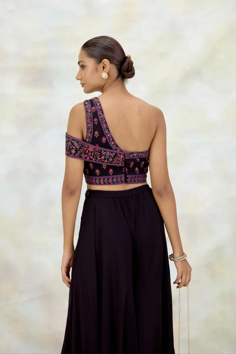 Merlot Georgette Sharara Set