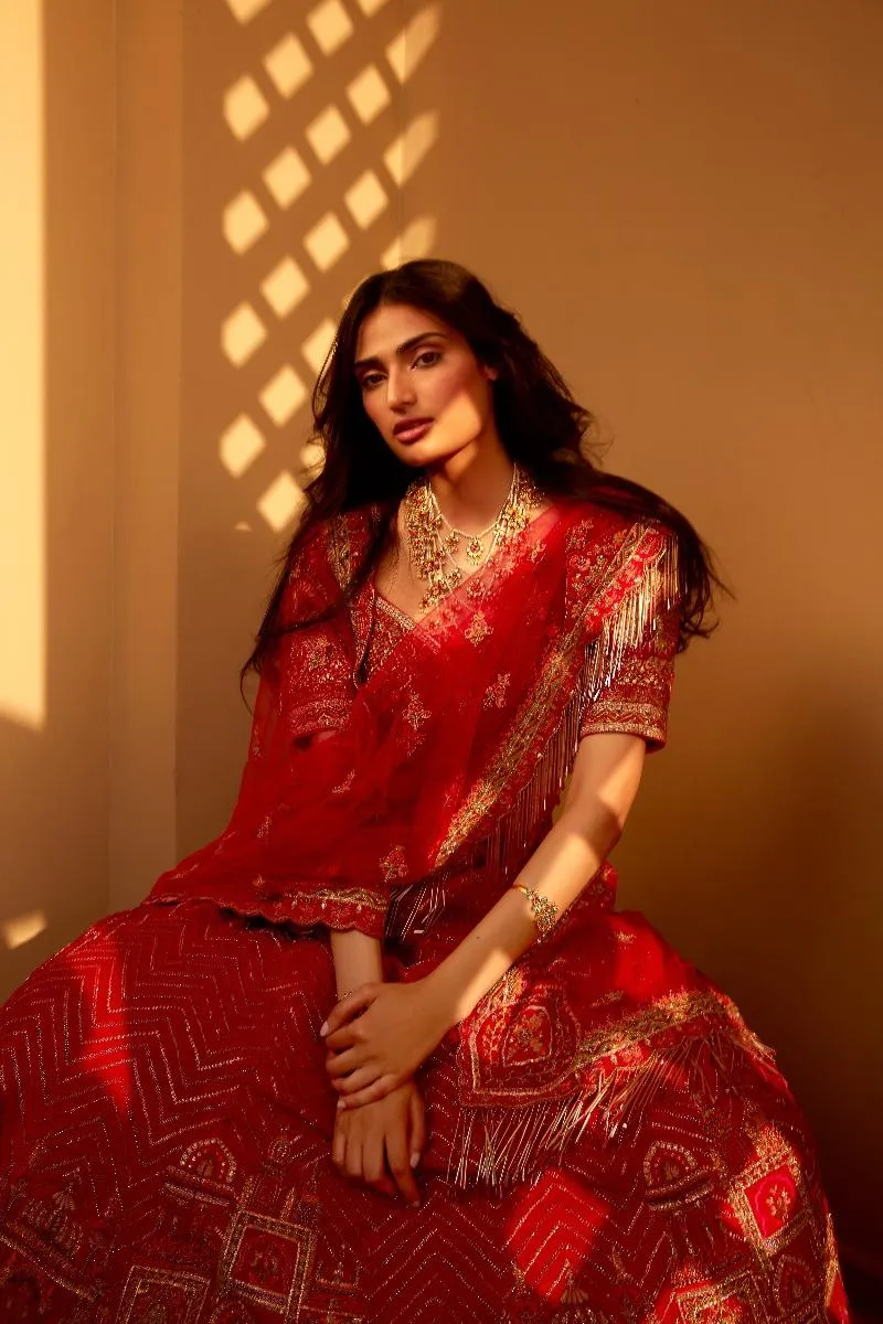 Sacrlet Silk Lehenga-L