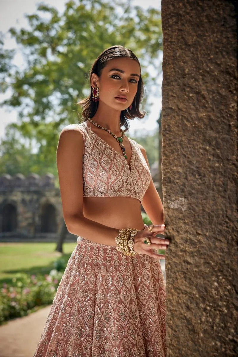 Cotton Candy Lehenga Set