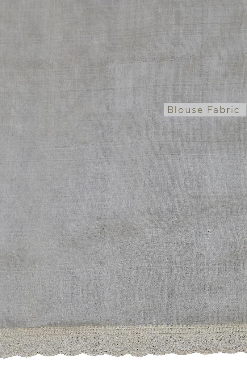 Daffodil Cream Silk Saree