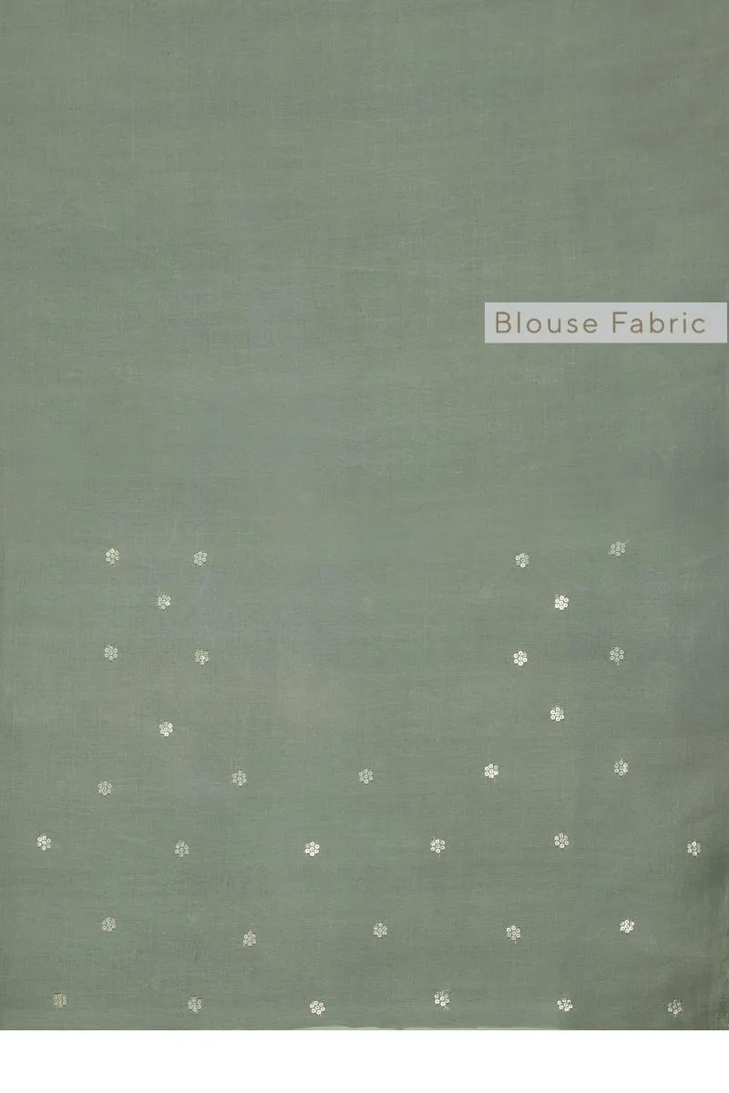 Sublime Green Organza Saree