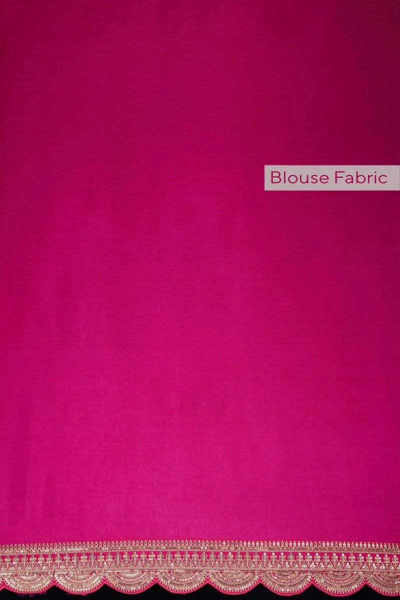 Rani Pink Banarasi Saree