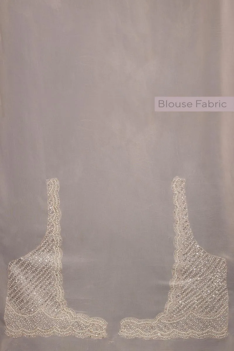 Bubbly Pink Georgette Saree