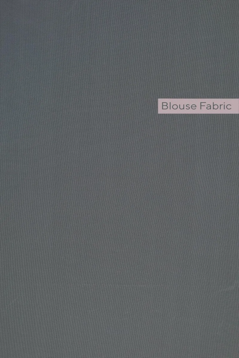 Daisy White Net Saree