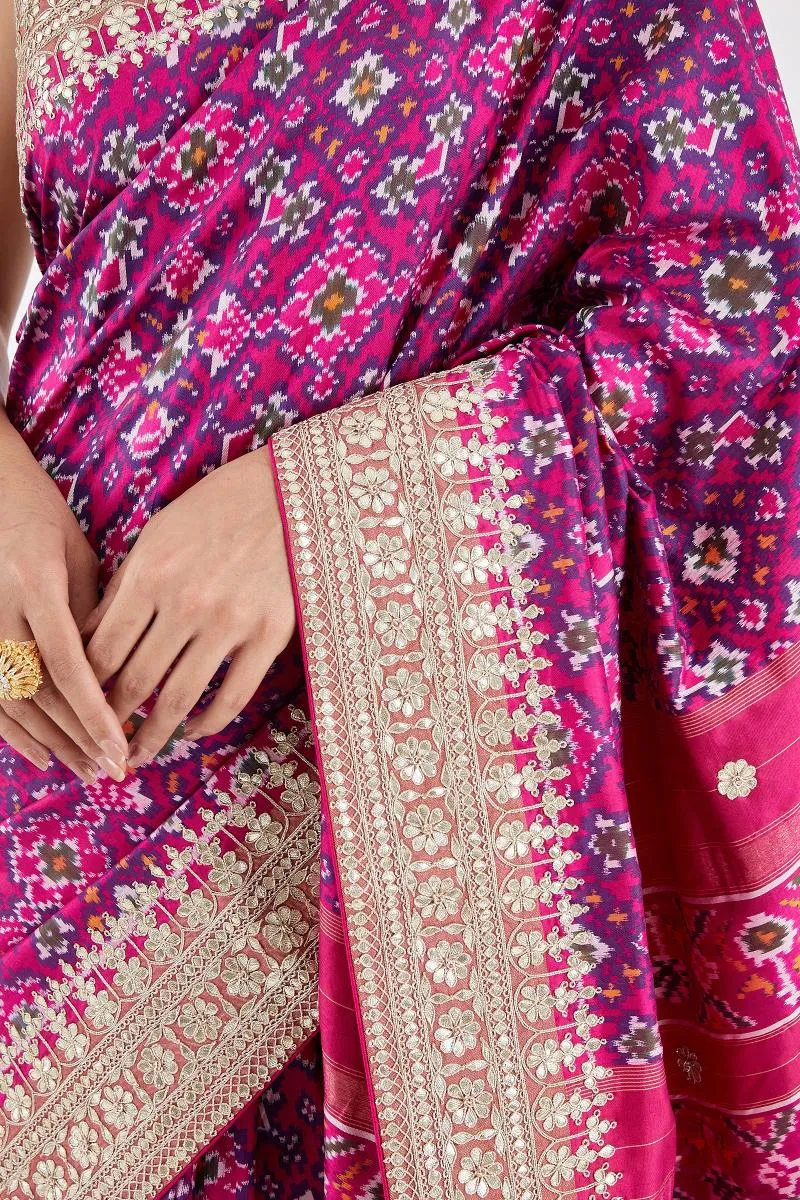 Rani Pink Patola Silk