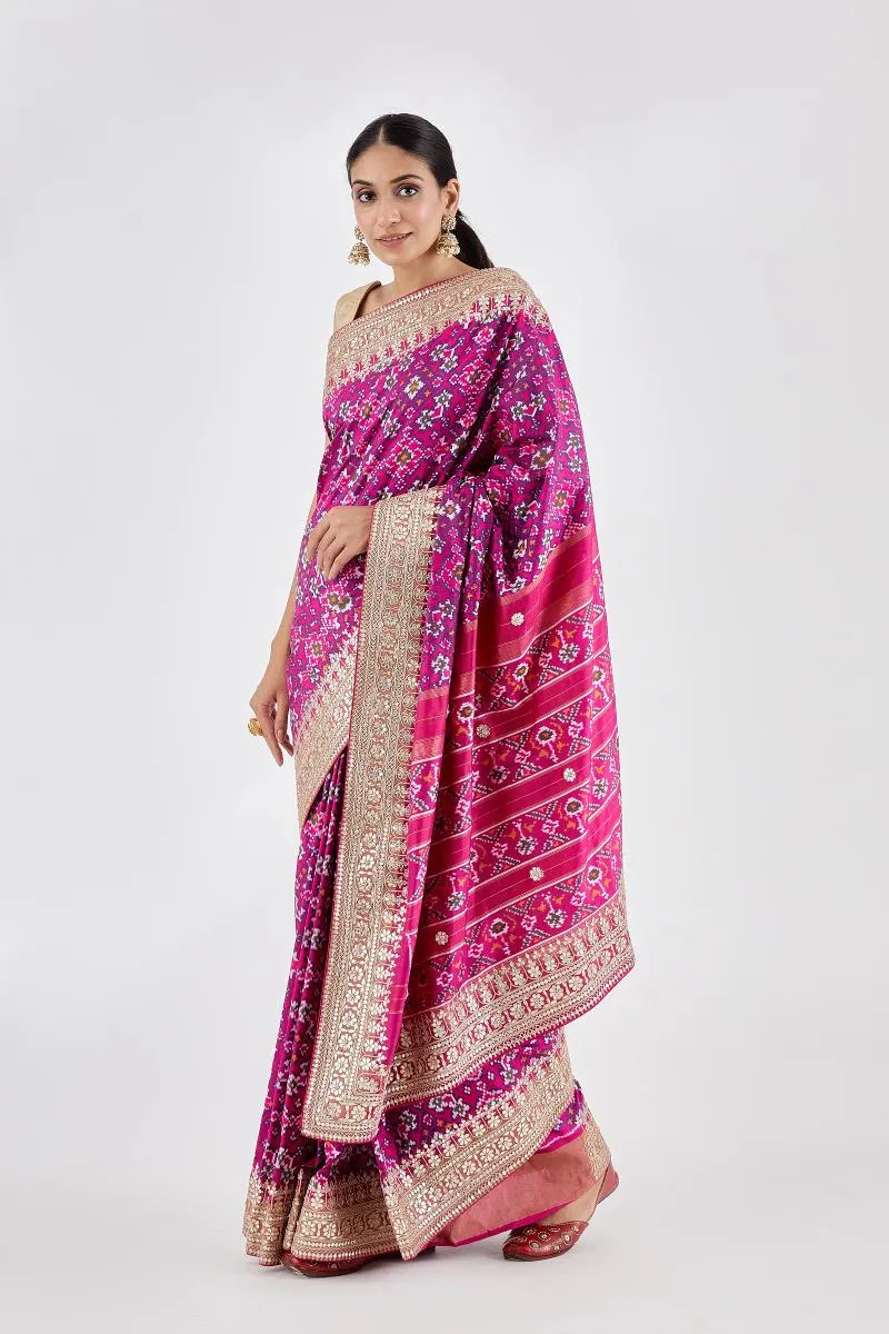 Rani Pink Patola Silk