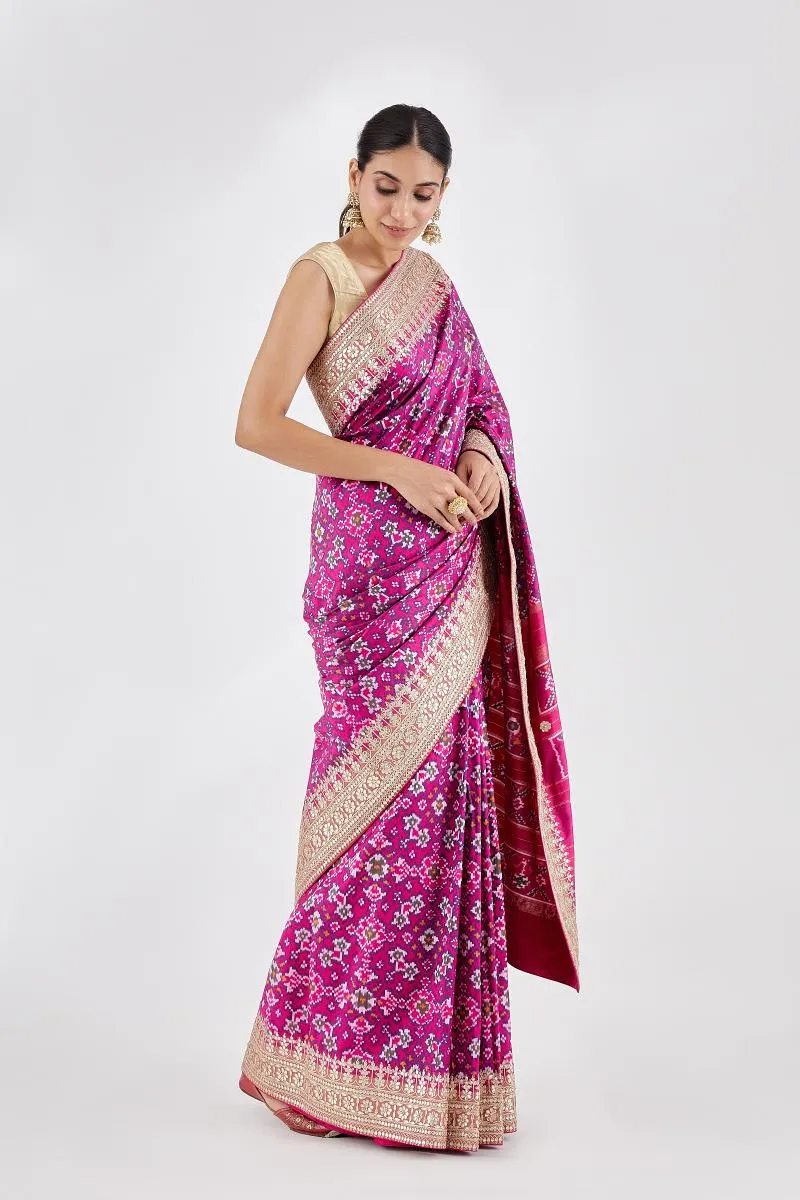 Rani Pink Patola Silk