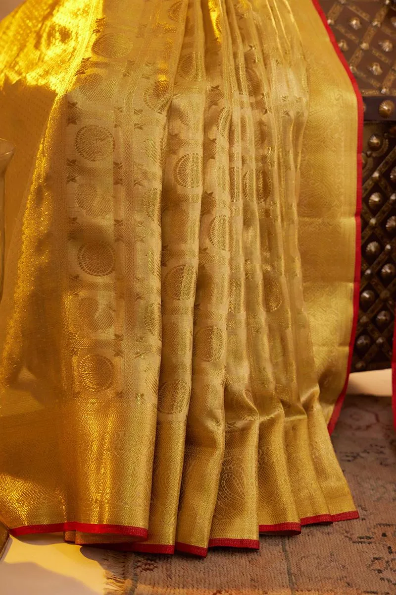 Gold Tissue Silk Saree
