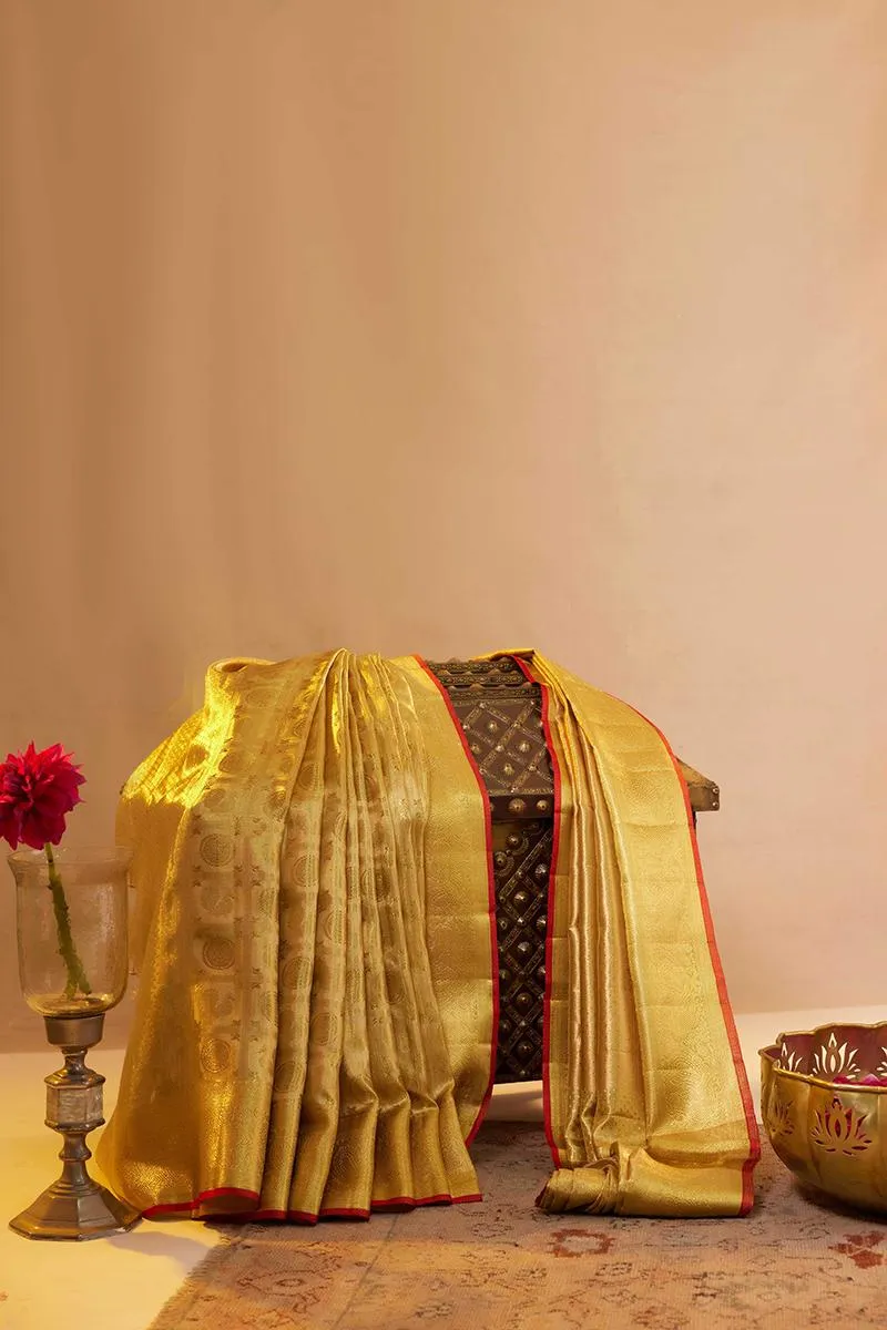 Gold Tissue Silk Saree