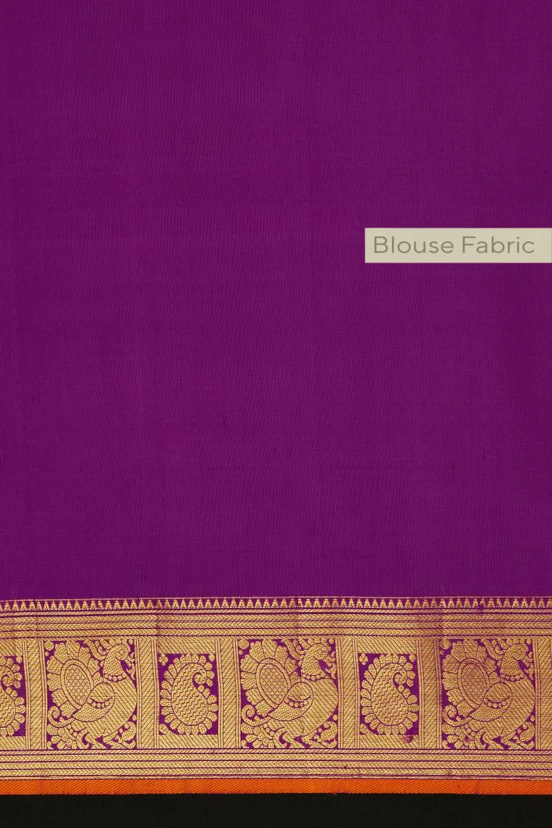 Ivory Kanjivaram Silk Saree