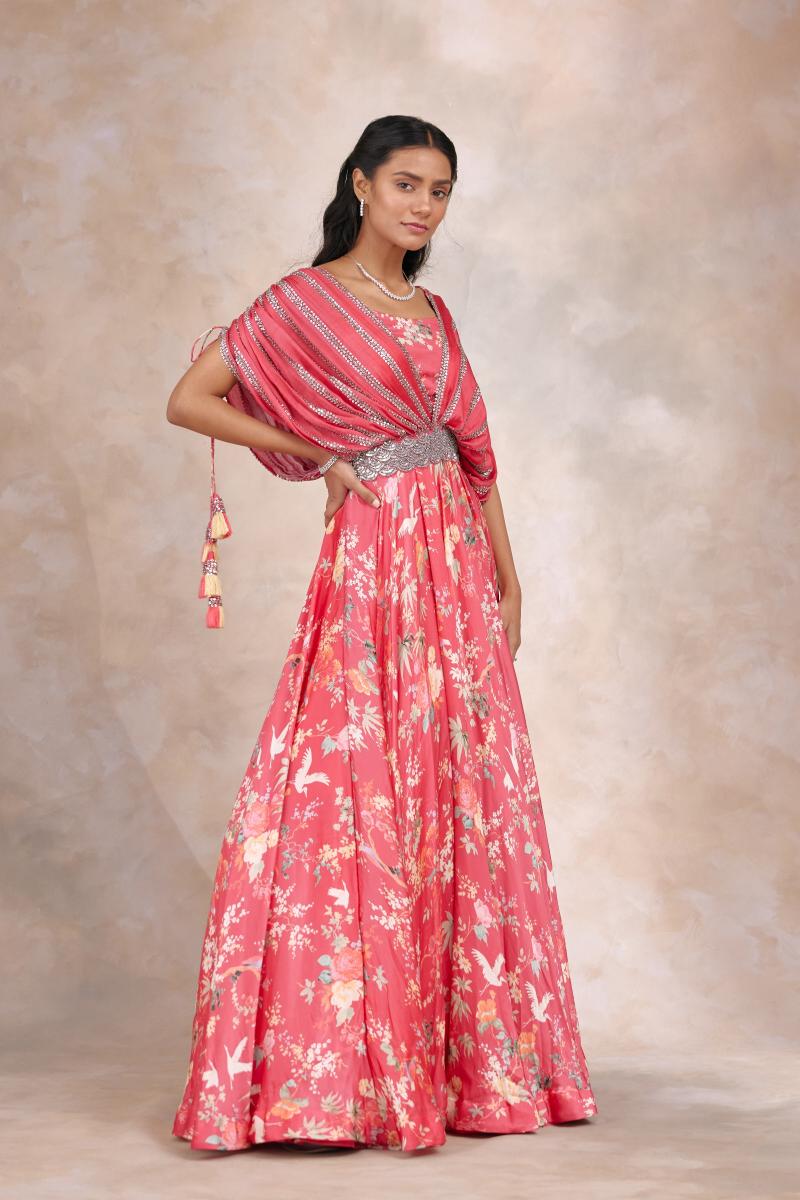 Sari Gown - Coral main image 0