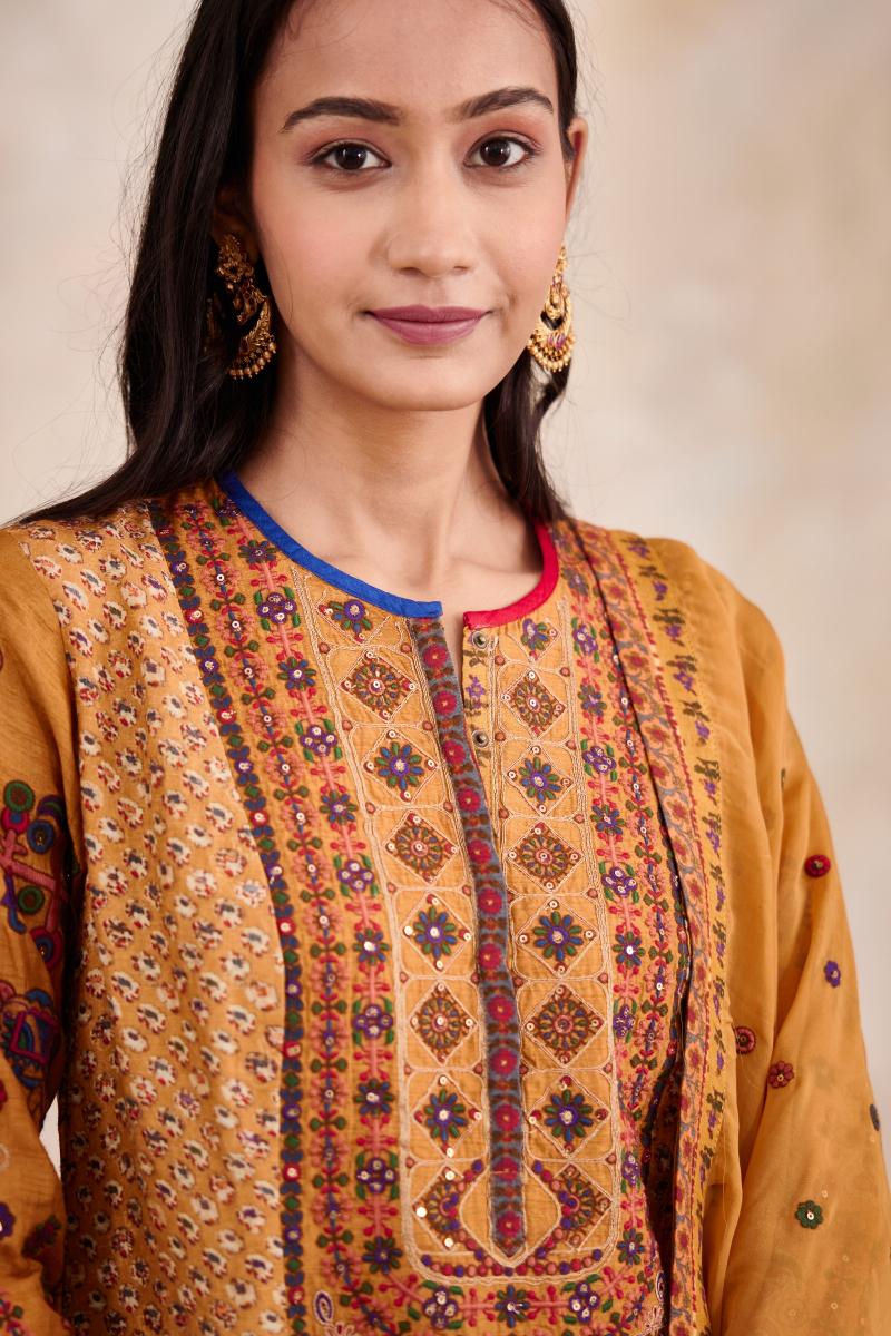 Harvest Yellow Suit Set Frontier Raas