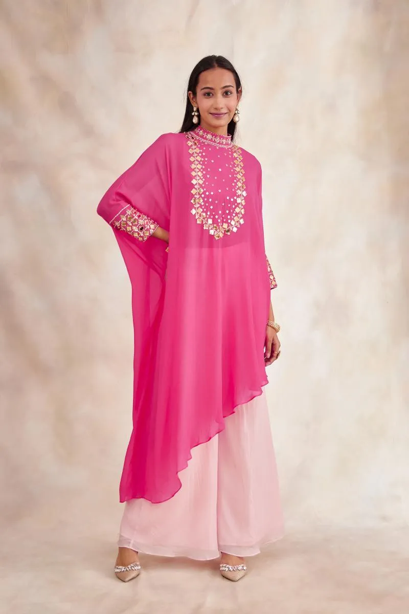 Fuchsia Pink Kaftan Set