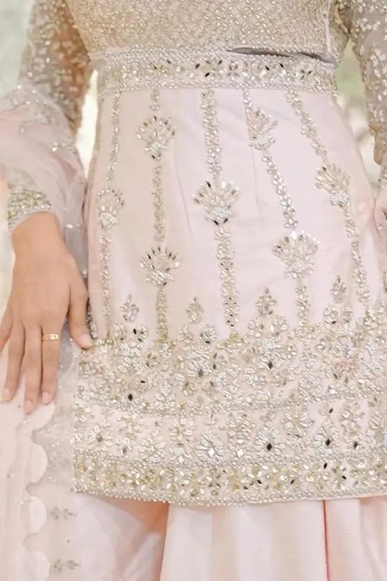 Blush Pink Sharara Set
