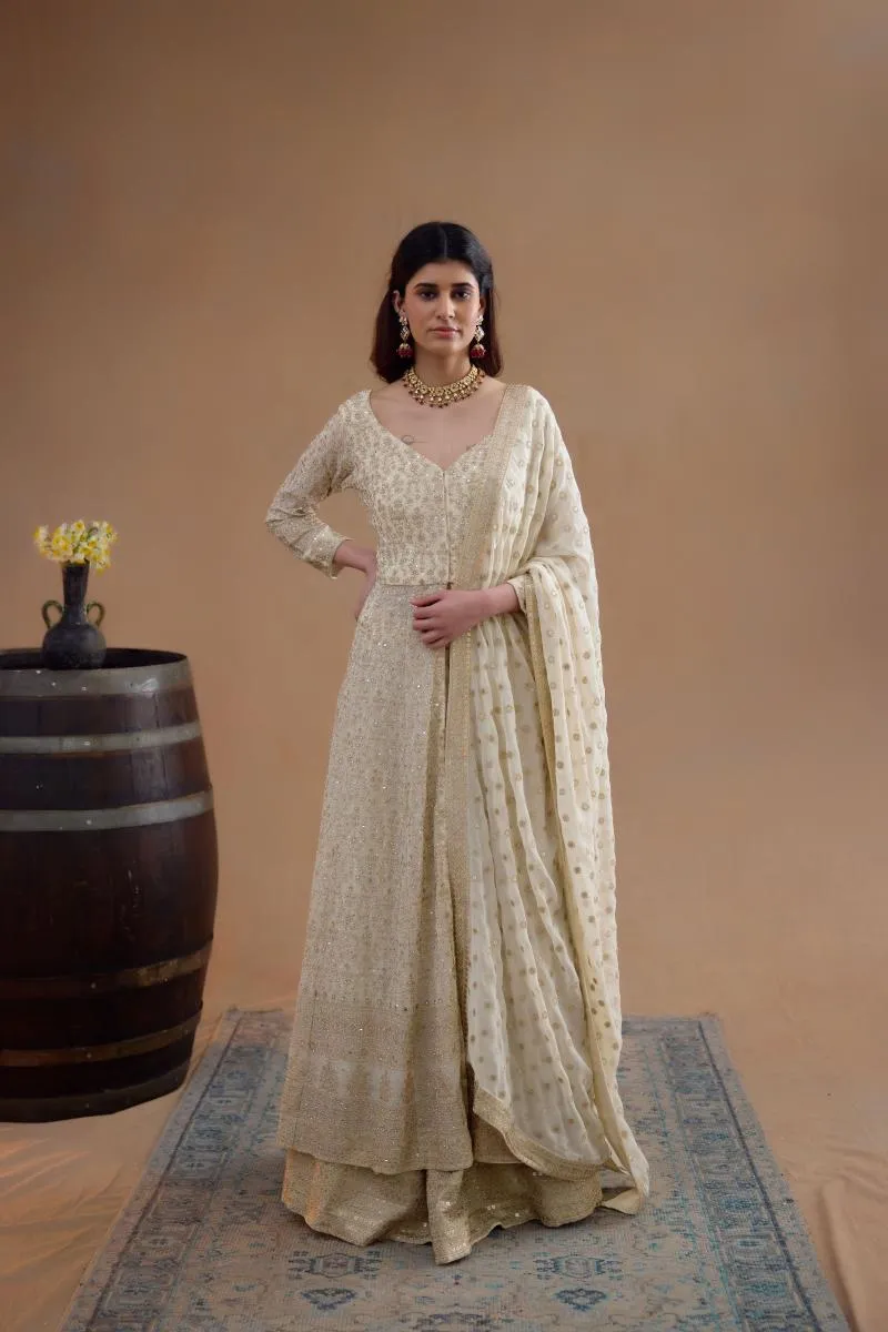 Ivory Lehenga