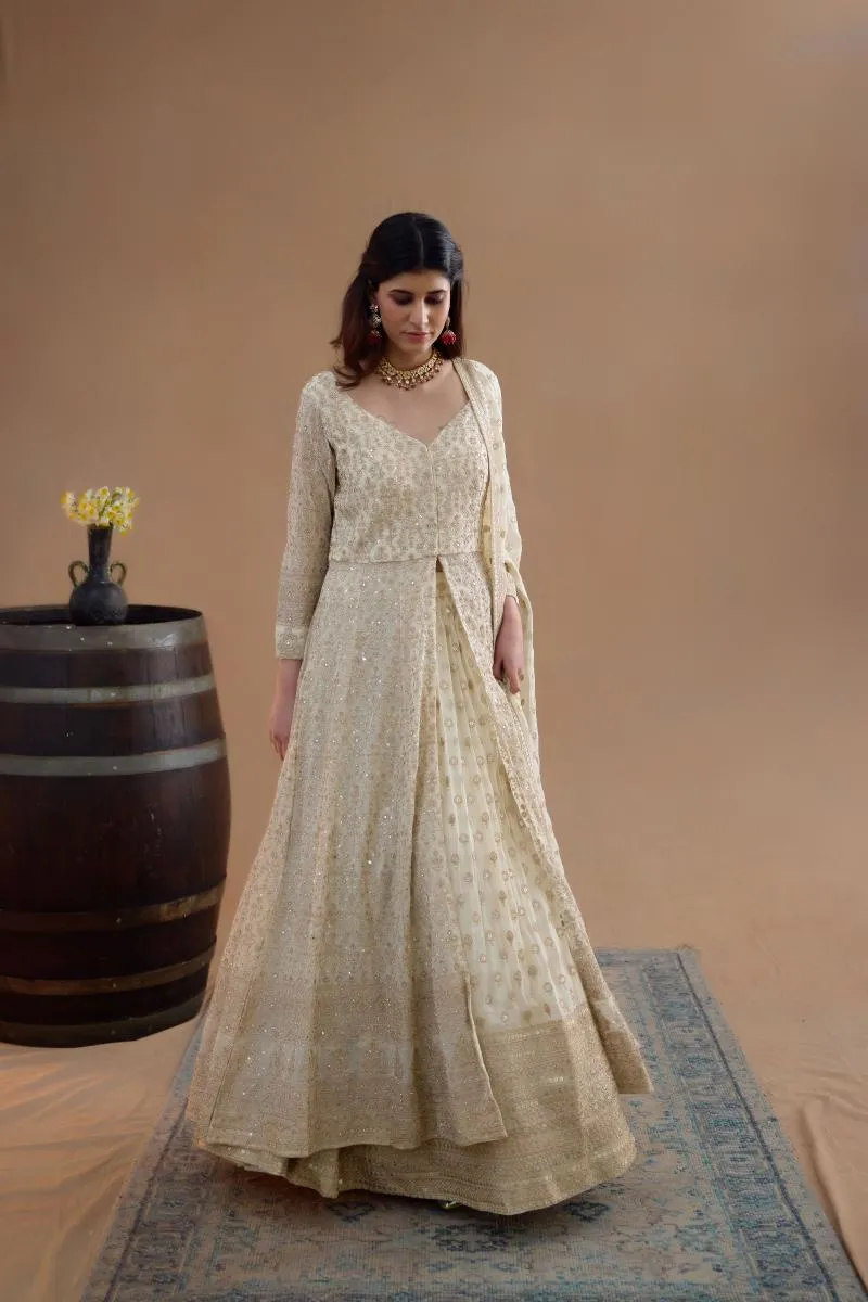 Ivory Lehenga