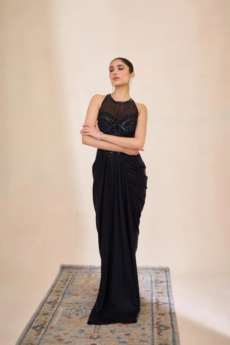 Soot Black Gown