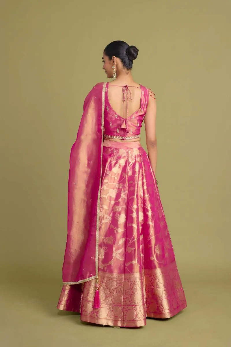 Rani Pink Lehenga Set