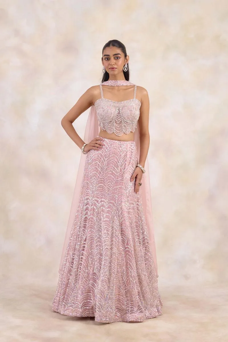 Petal Pink Lehenga Set