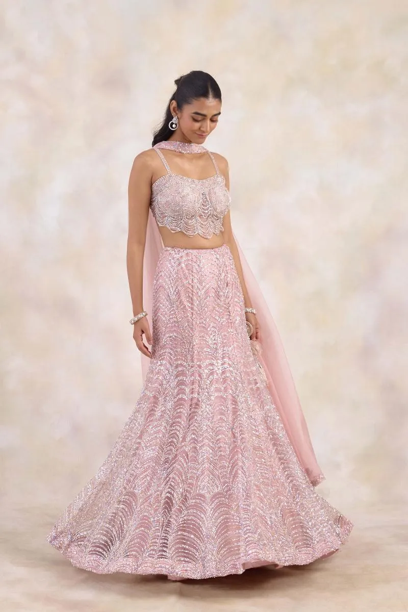 Petal Pink Lehenga Set