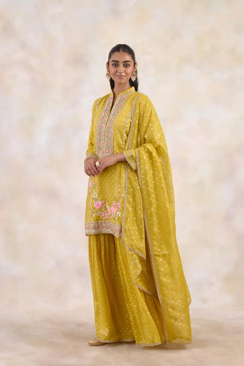 Amber Yellow Garara Set